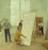 oil on canvas atelier Jim Dine